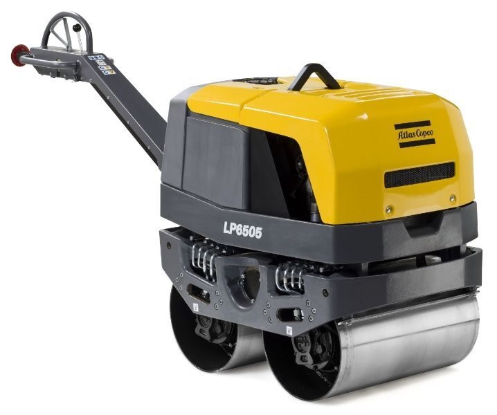 Каток ручной двухвальцовый Atlas Copco LP 6505 H, Ручной запуск (Hatz 1D42S)